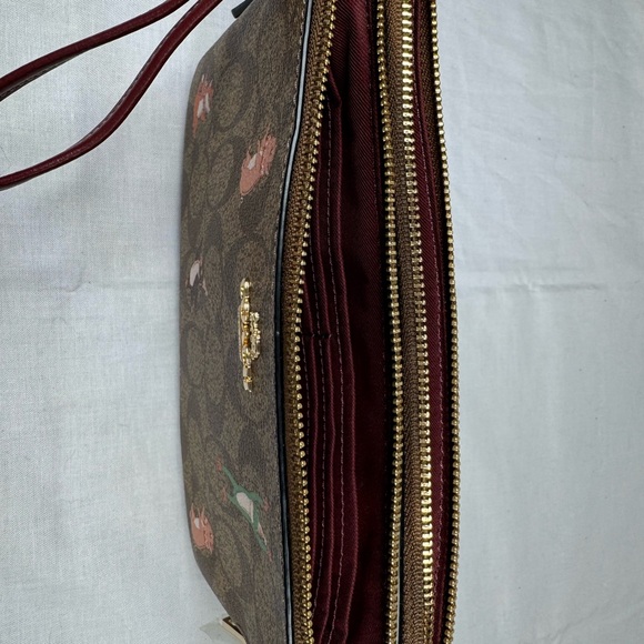 Coach Wristlet -Signature Canvas with Party Animals Print - Picture 7 of 7